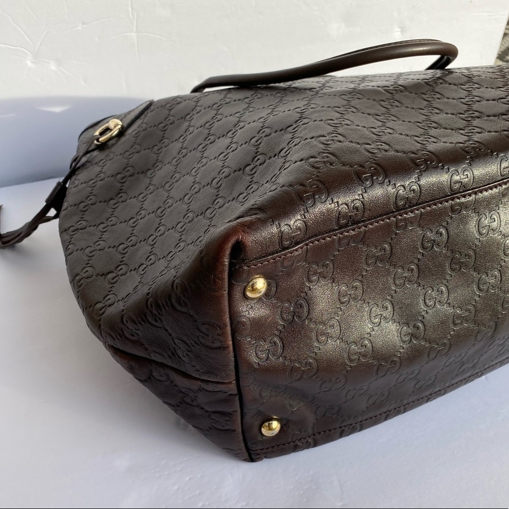*SOLD* Gucci Guccissima Leather Tote Handbag - Picture 7 of 13